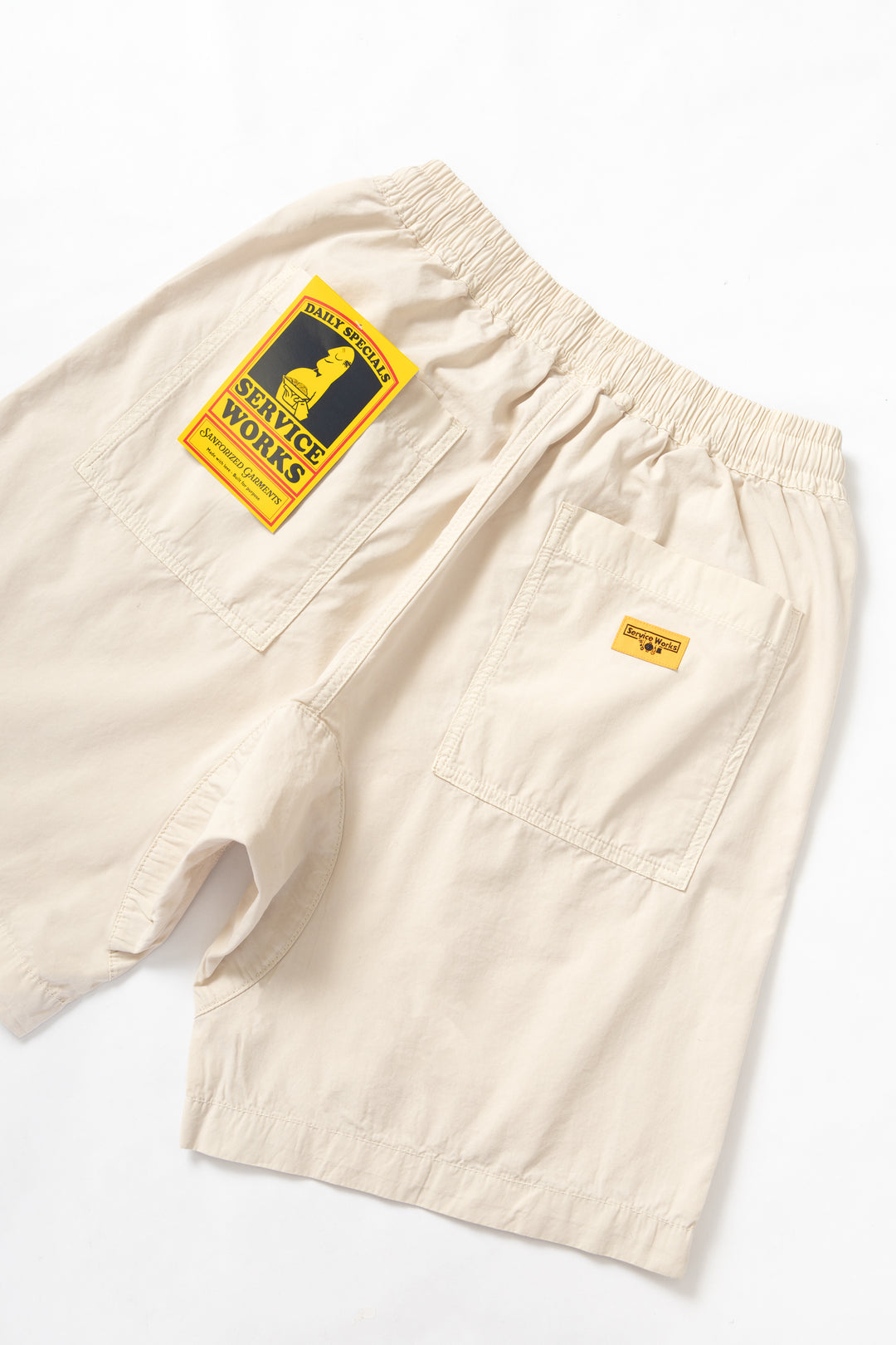 Service Works - Poplin Chef Shorts - White Oak