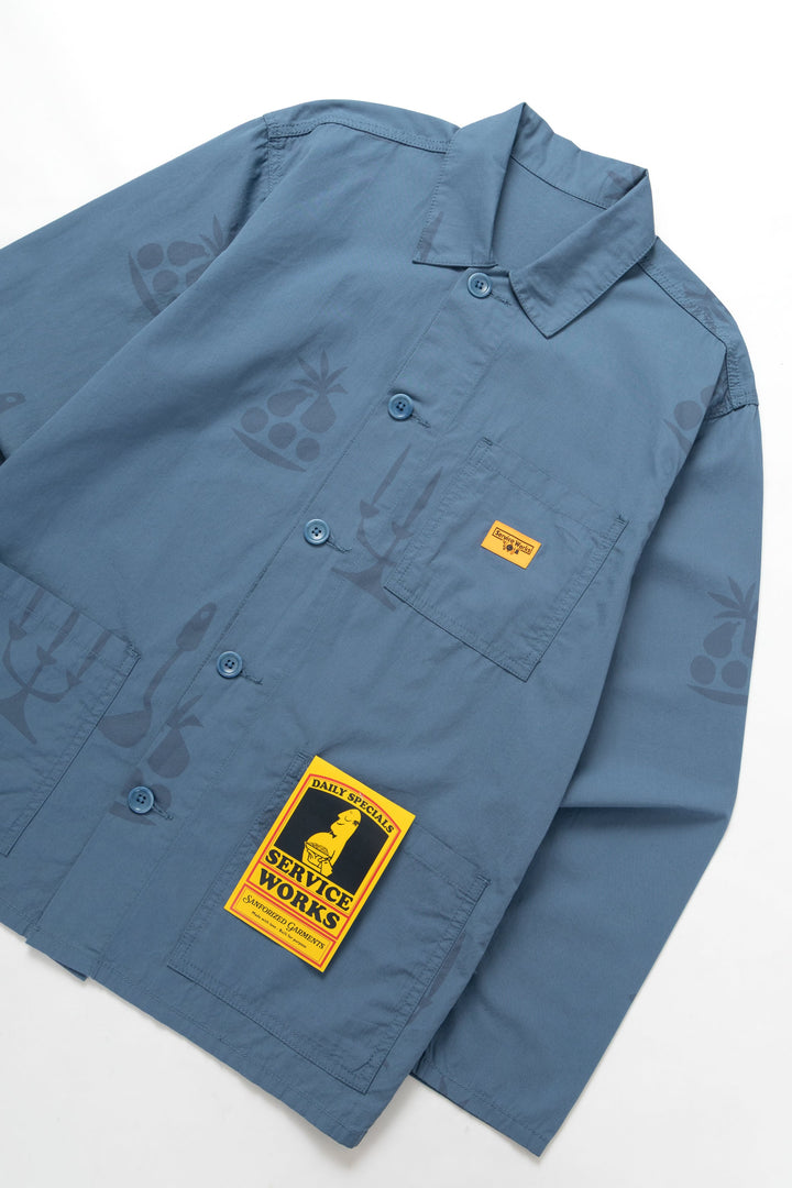 Service Works - Nourish Printed Chore Shirt - Slate