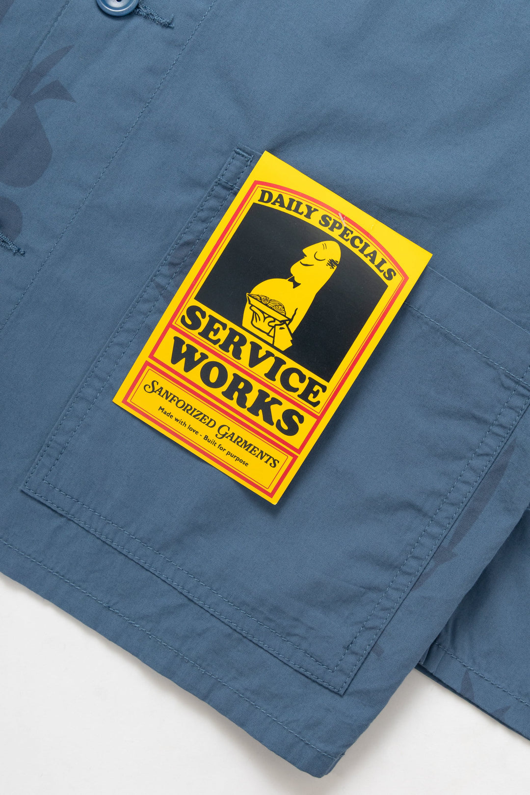 Service Works - Nourish Printed Chore Shirt - Slate