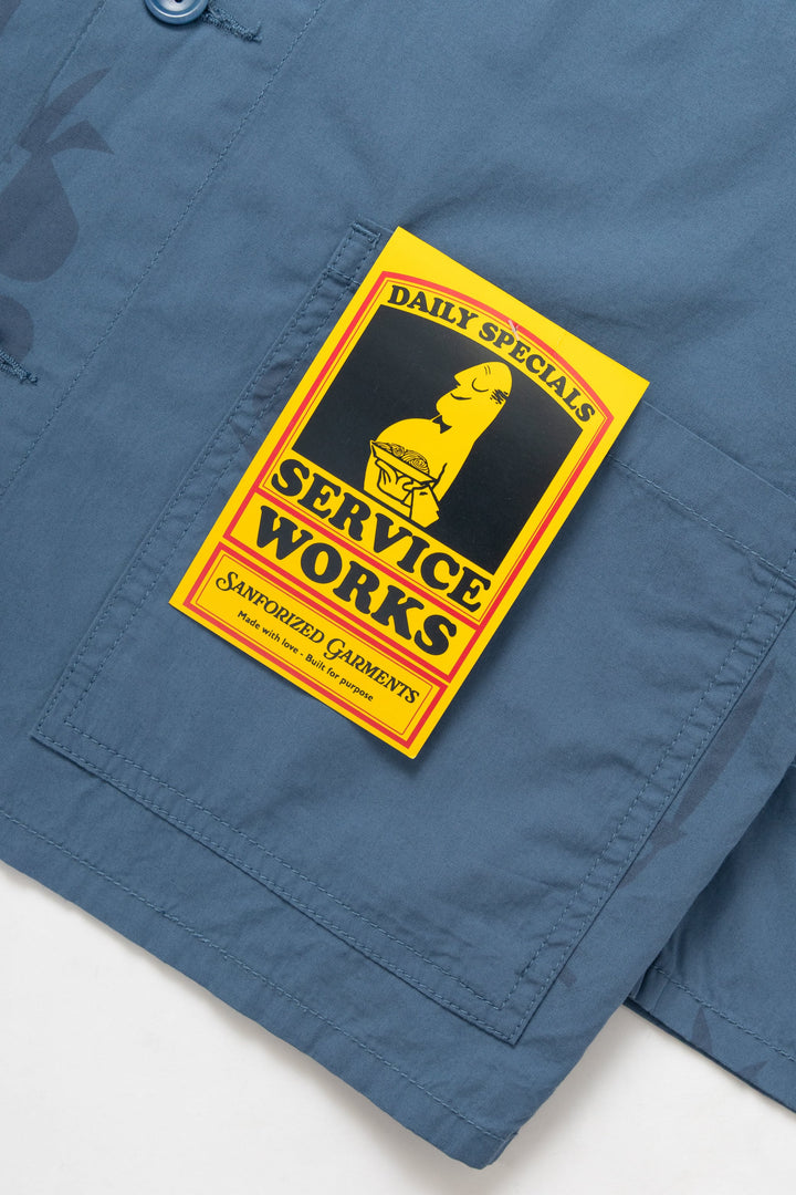 Service Works - Nourish Printed Chore Shirt - Slate