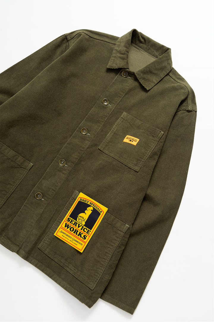 Service Works - Corduroy Coverall Jacket - Olive