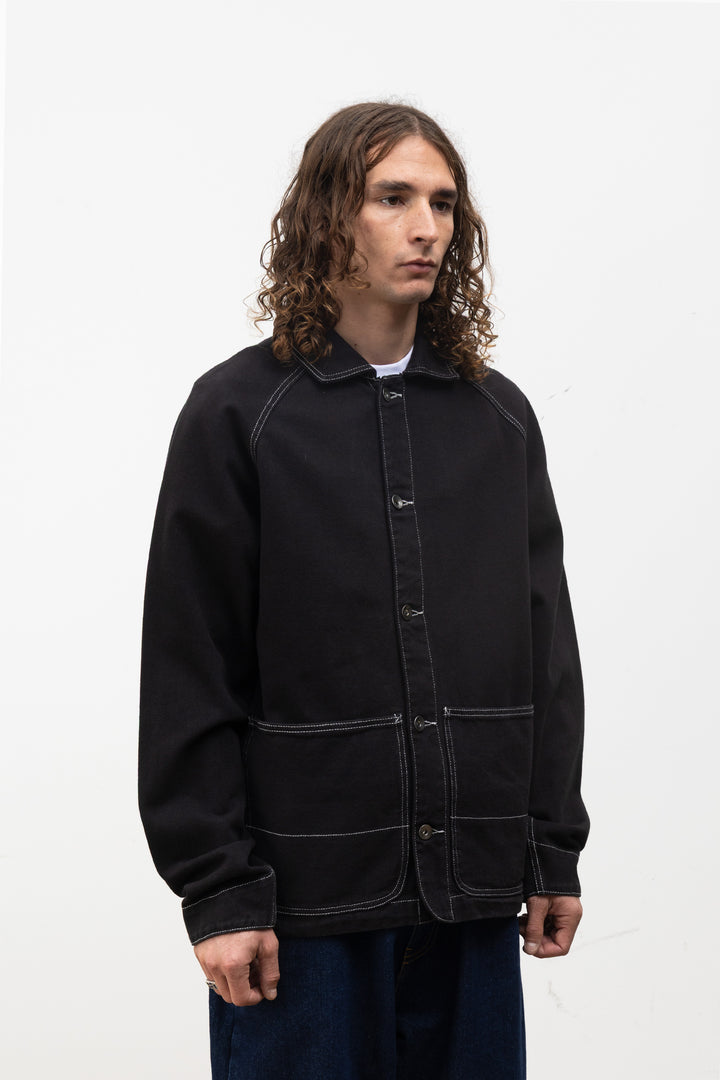 Blacksmith - Denim Coverall Jacket - Black