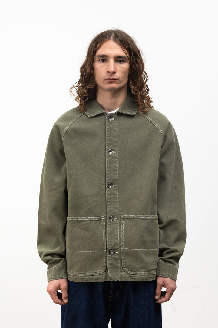 Blacksmith - Denim Coverall Jacket - Olive