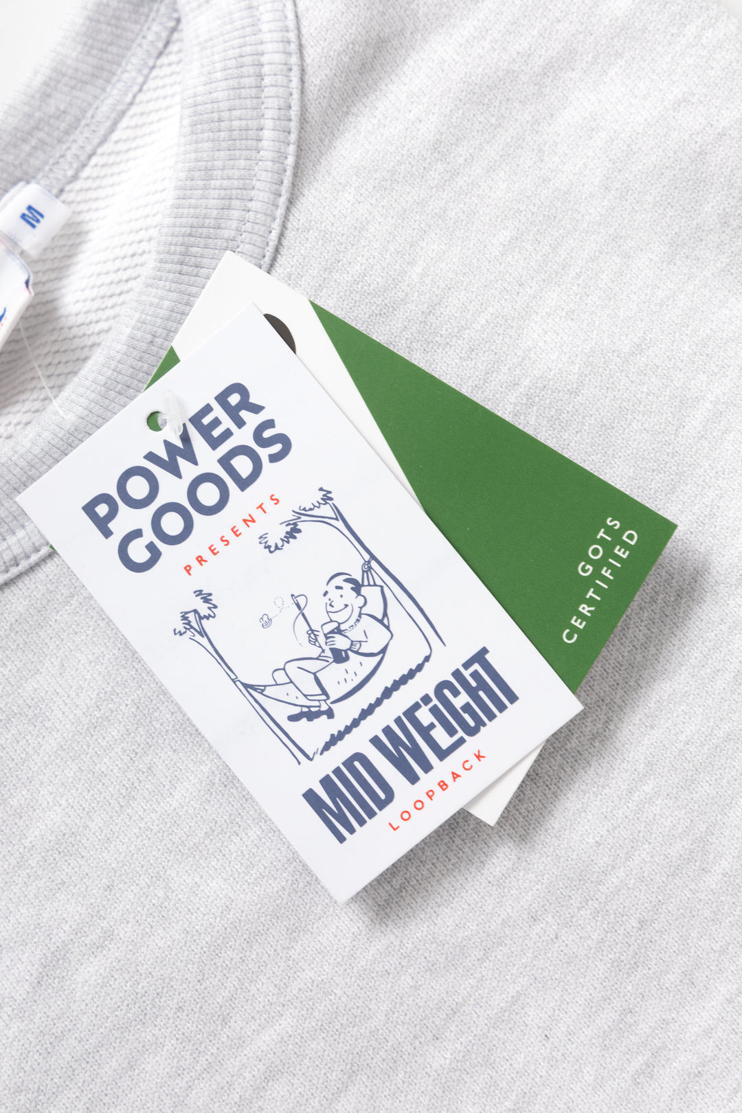 Power Goods - Loopback Crewneck - Ash