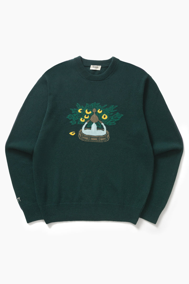 Pompeii - Fountain Knit Sweater - Pine