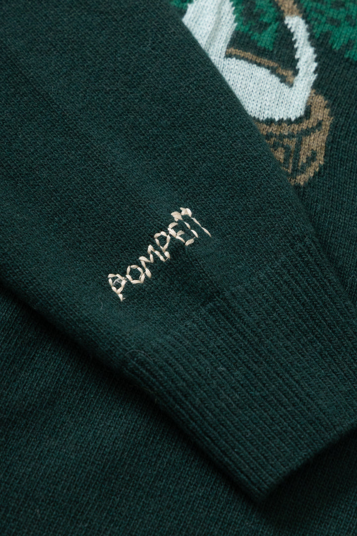 Pompeii - Fountain Knit Sweater - Pine