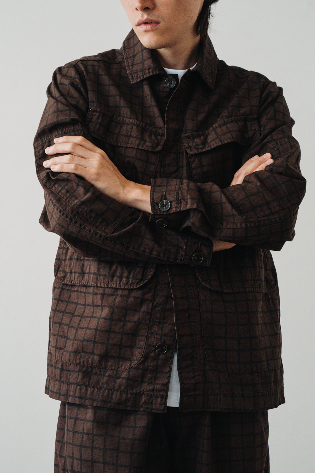 Blacksmith - Grid Jungle Jacket - Brown