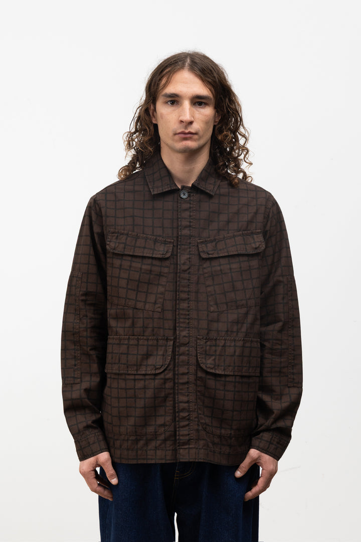 Blacksmith - Grid Jungle Jacket - Brown