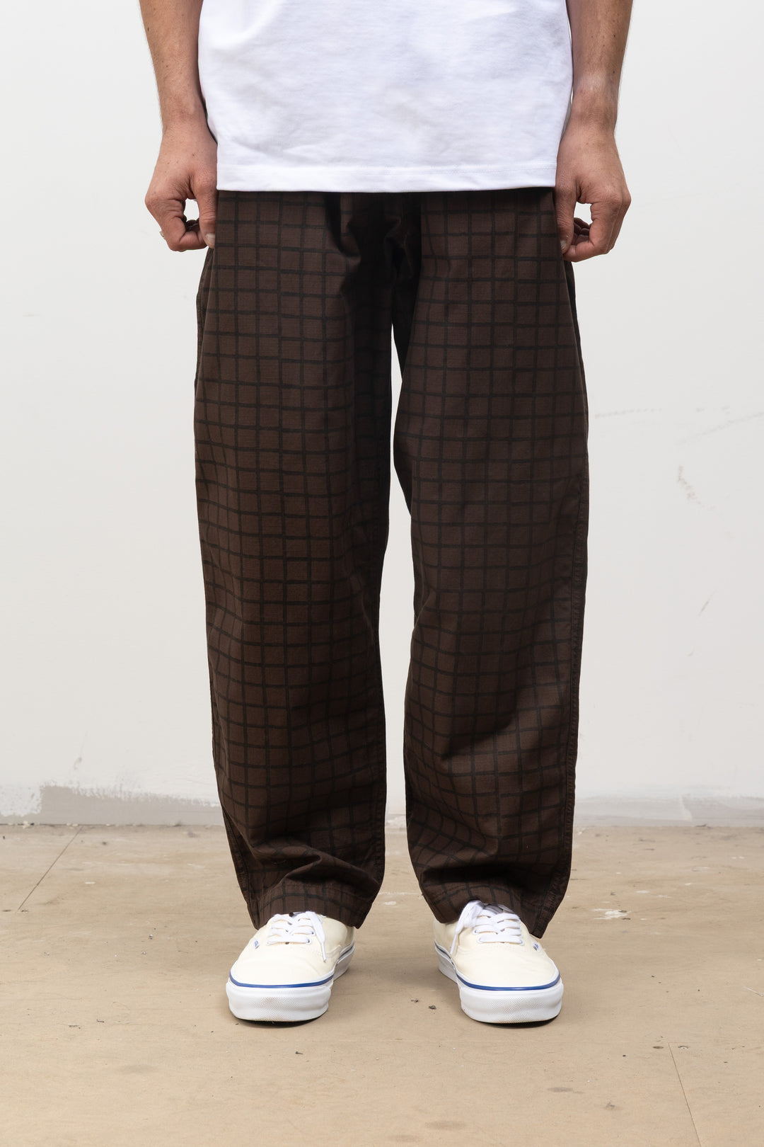 Blacksmith - Grid Work Pant - Brown