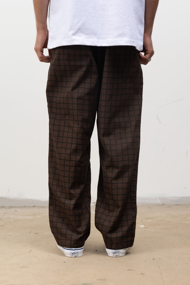 Blacksmith - Grid Work Pant - Brown