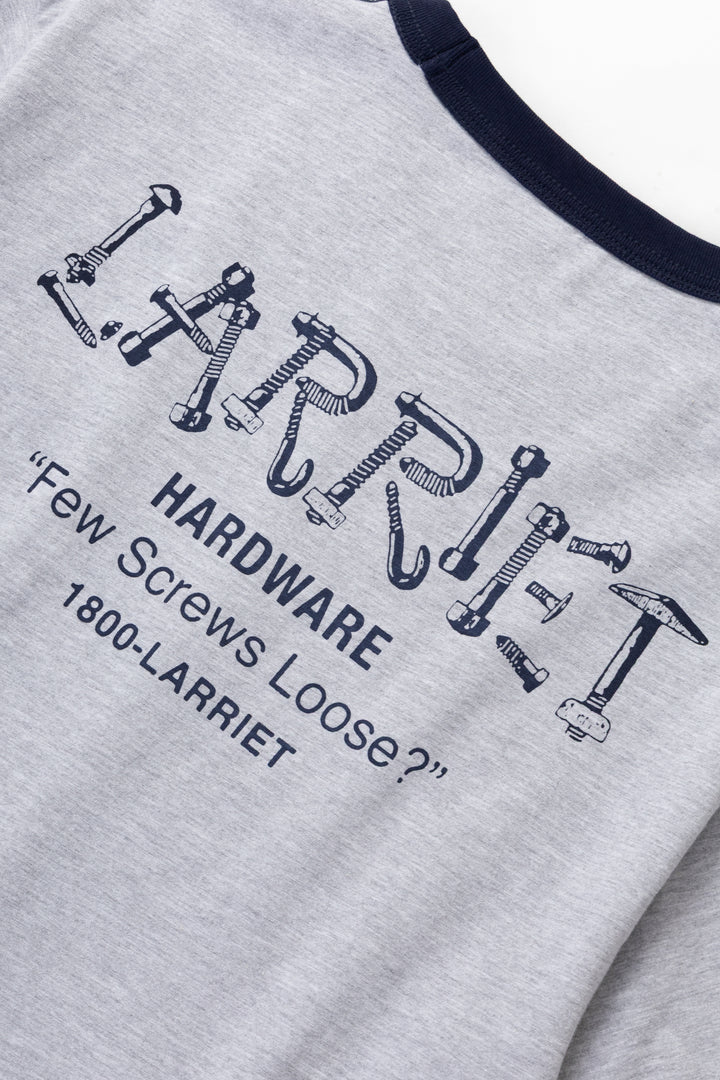 Larriet - Hardware Tee - Grey Marl