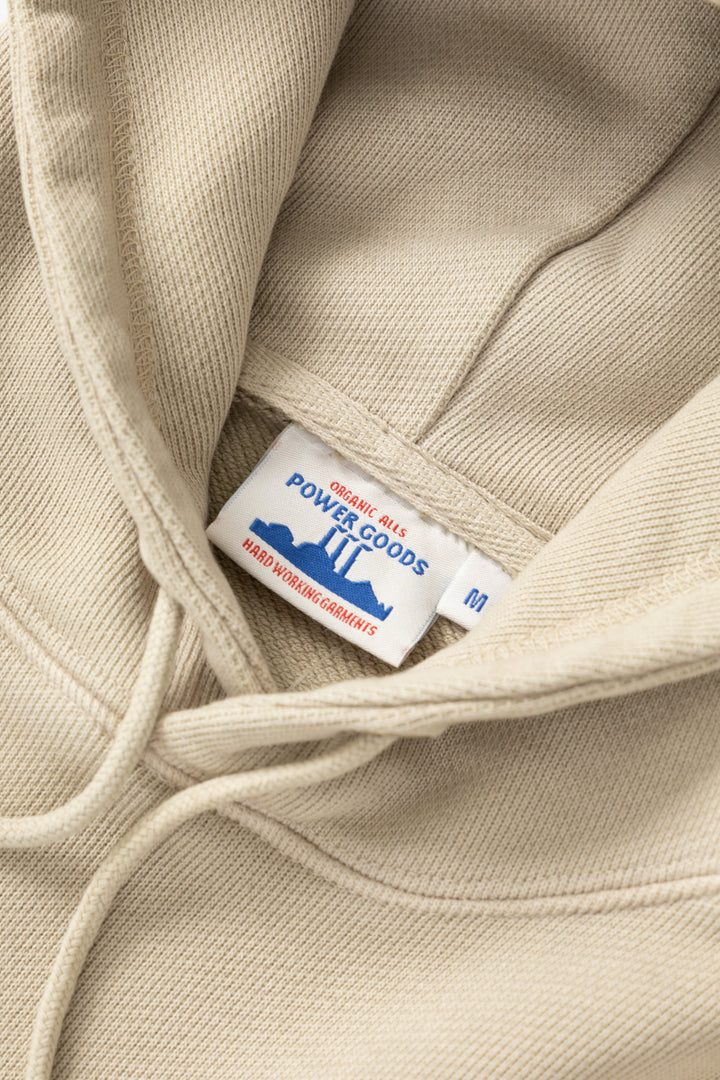 Power Goods - Loopback Hoodie - Bone
