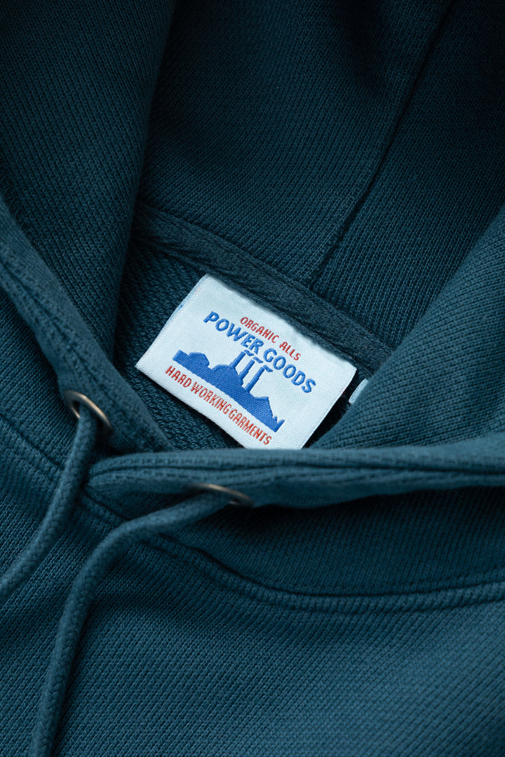 Power Goods - Loopback Hoodie - Harbour