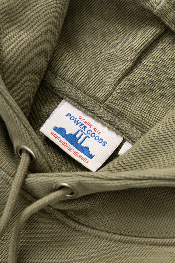 Power Goods - Loopback Hoodie - Olive