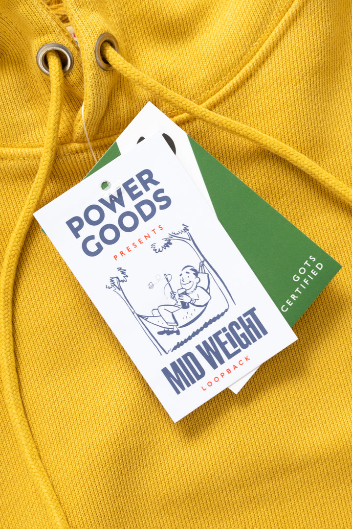 Power Goods - Loopback Hoodie - Sunflower