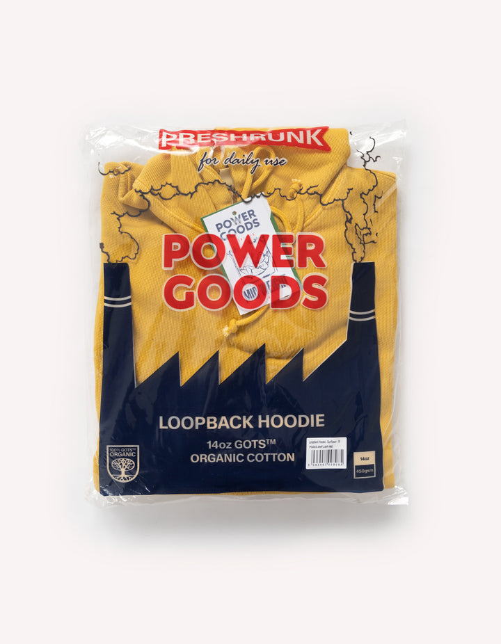 Power Goods - Loopback Hoodie - Sunflower