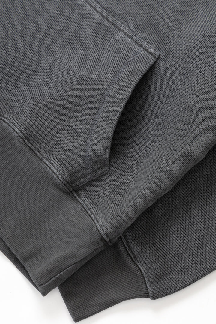 Power Goods - Loopback Hoodie - Washed Black