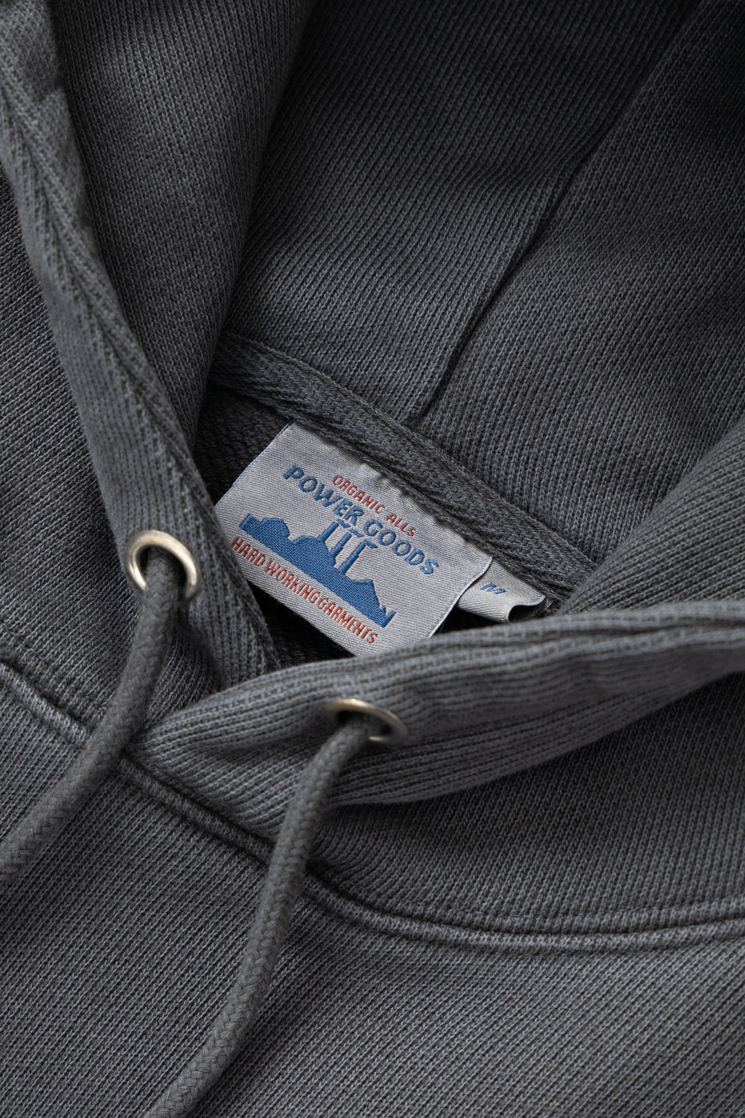 Power Goods - Loopback Hoodie - Washed Black