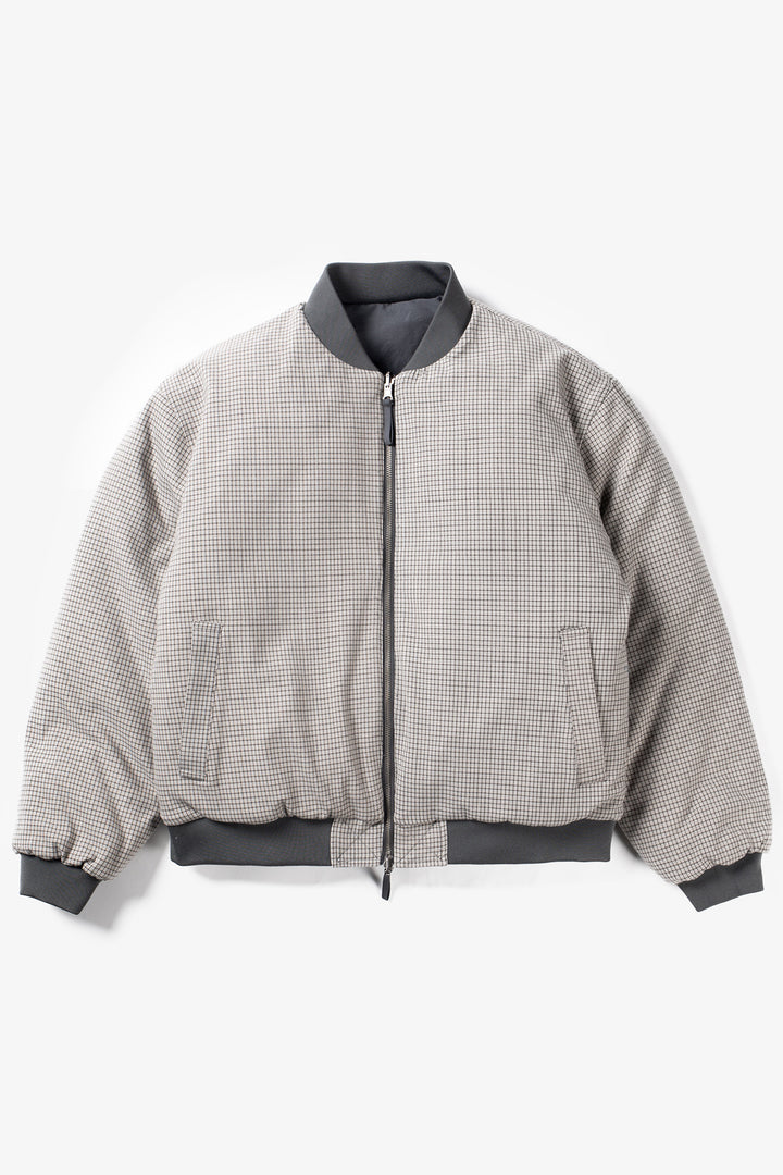 Candice - Miner Reversible Bomber - Slate/Stone