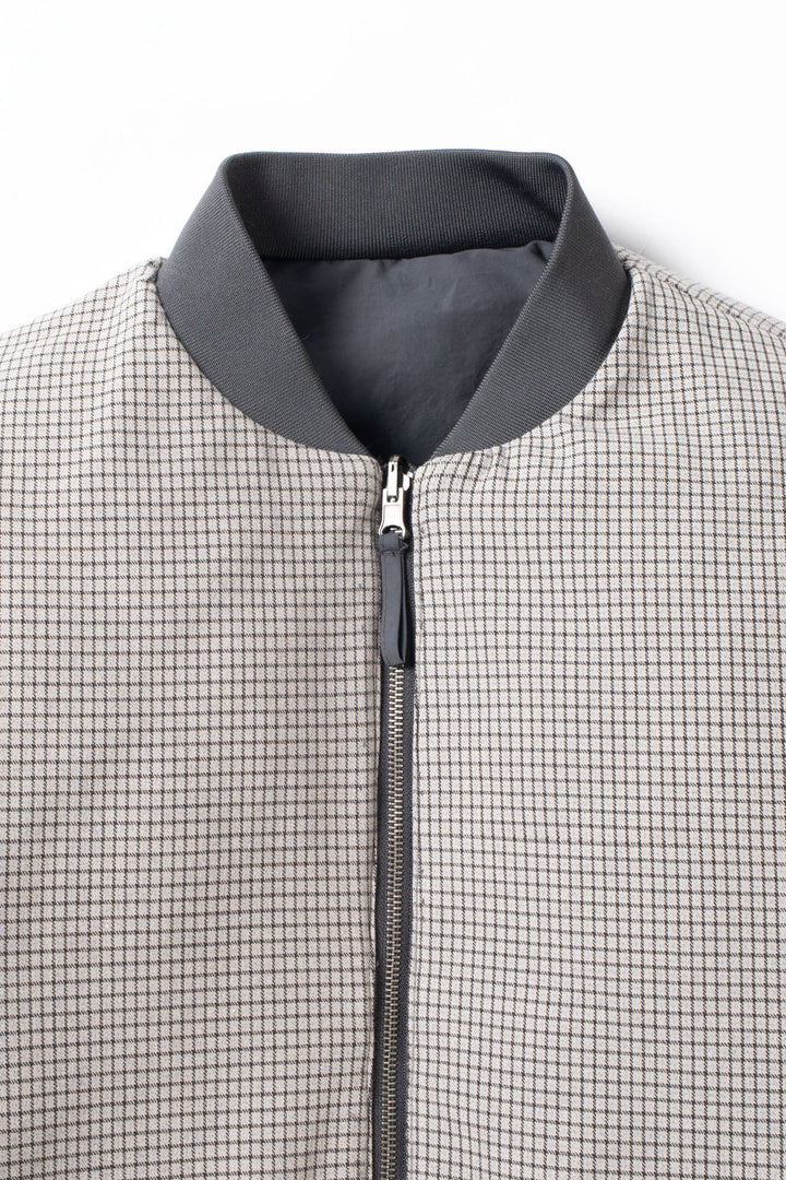 Candice - Miner Reversible Bomber - Slate/Stone