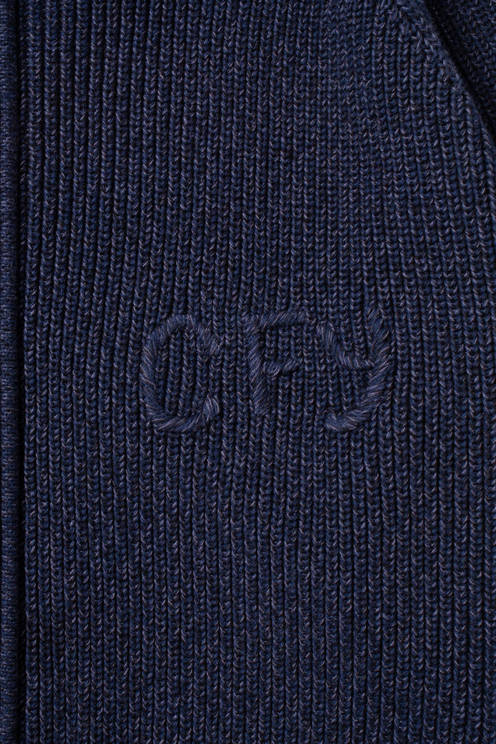Candice - Wolfe Zip Knit - Navy
