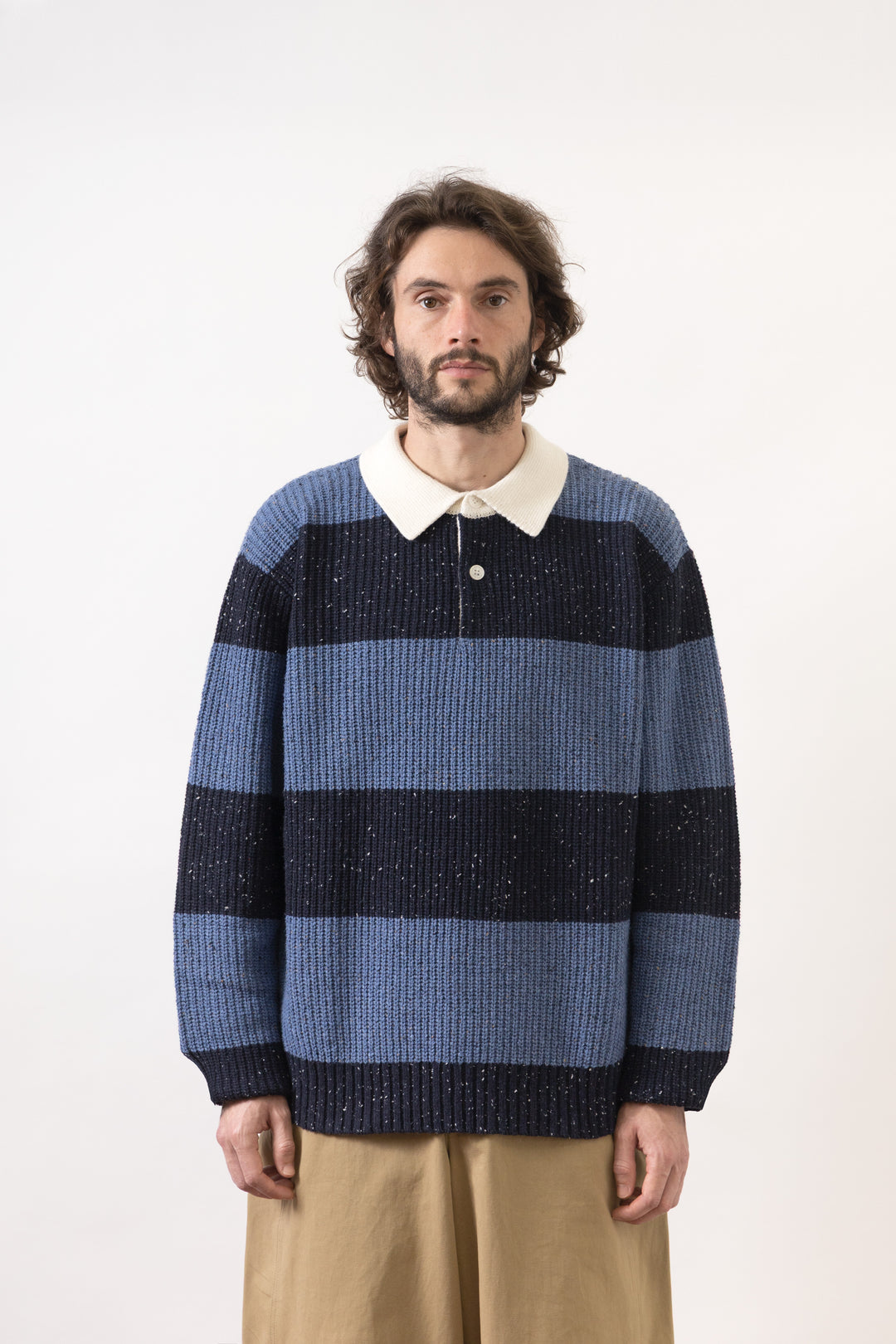 Blacksmith - Knitted Rugby - Blue
