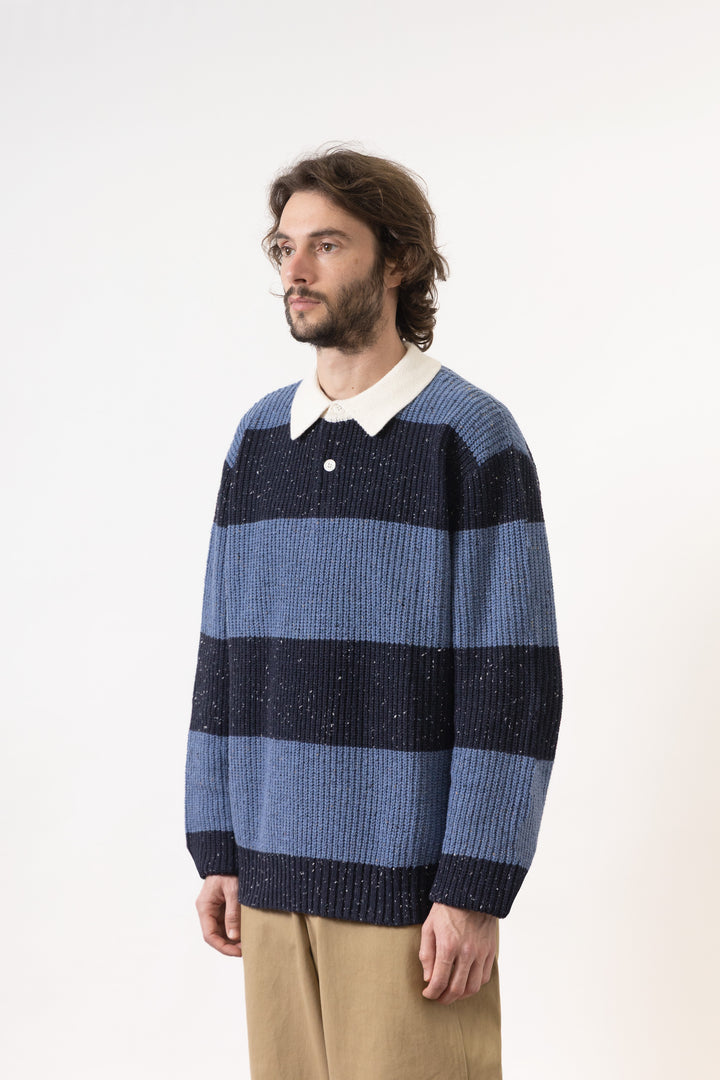 Blacksmith - Knitted Rugby - Blue