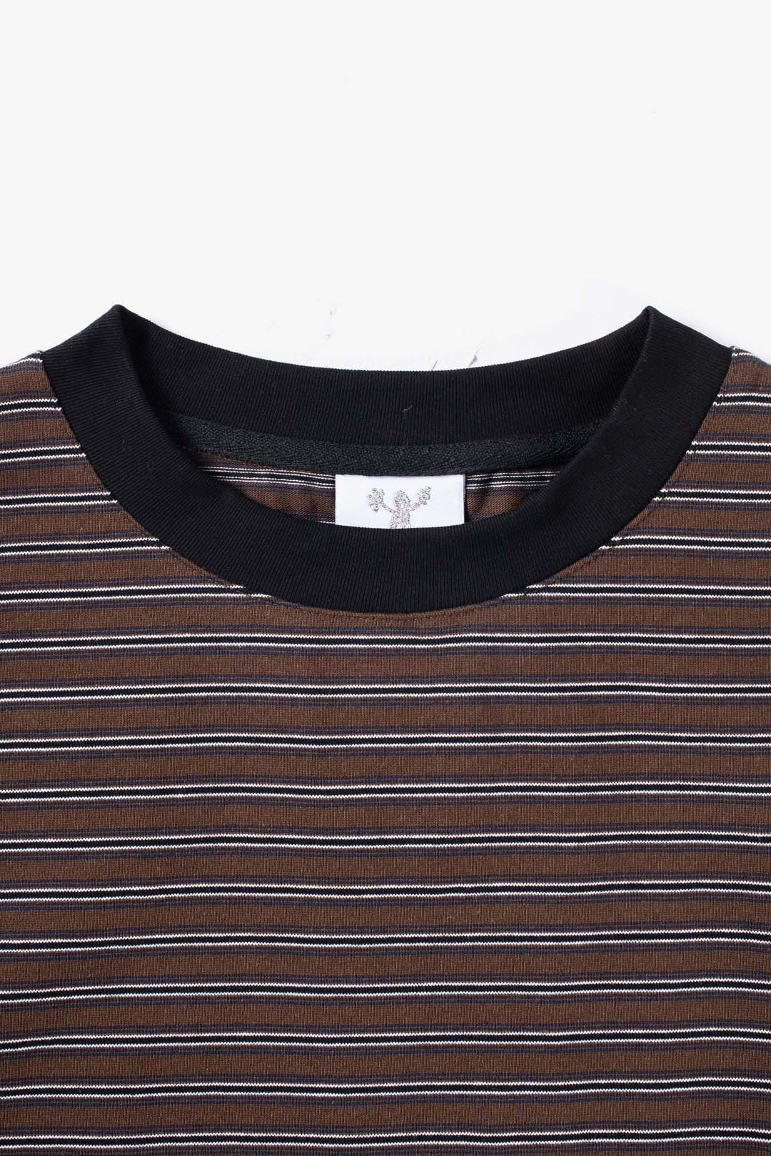 Candice - Kerferd Striped LS Tee - Brown