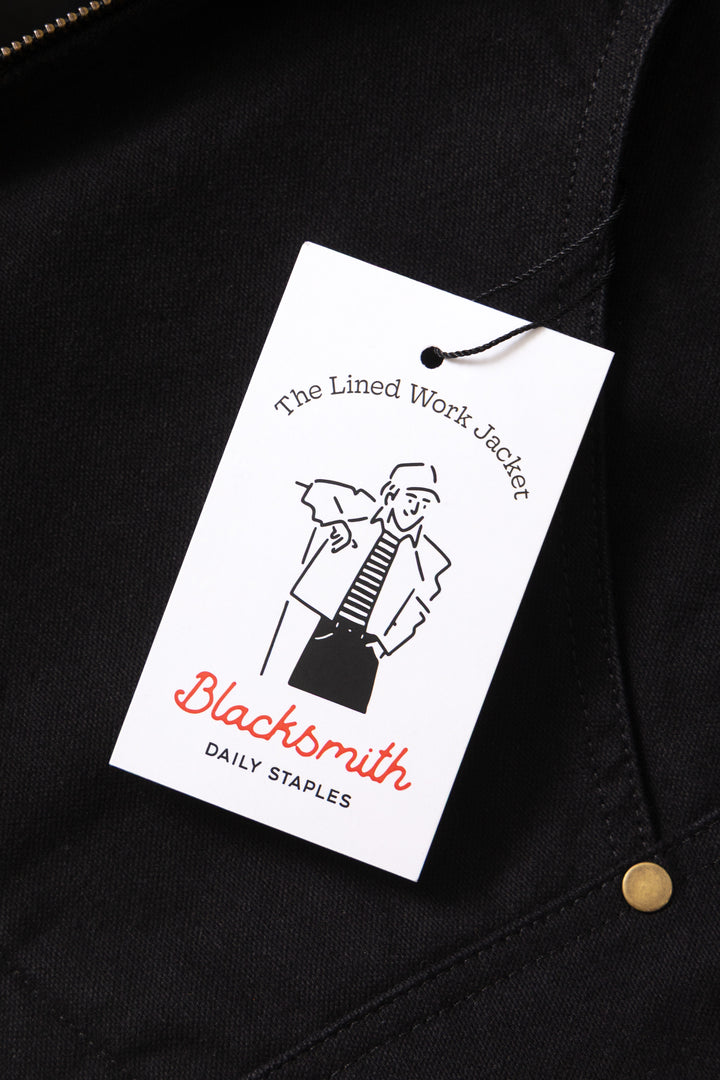 Blacksmith - Lined Work Jacket - Black