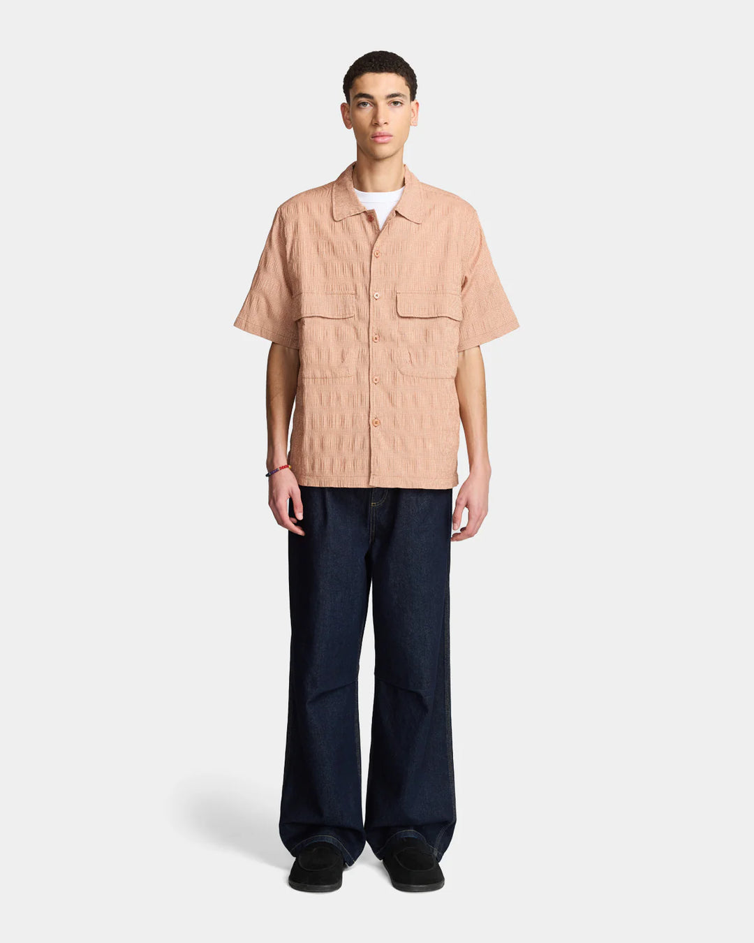 Larriet - Kendalls Short Sleeve Shirt - Clay Plaid