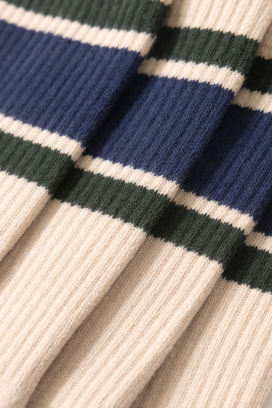 Blacksmith - Ringer Socks Three Pack - Natural