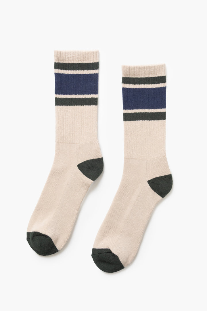 Blacksmith - Ringer Socks Three Pack - Natural