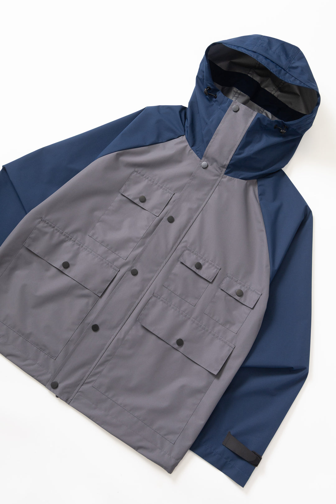 Blacksmith - Multi Pocket Shell Jacket - Navy/Grey