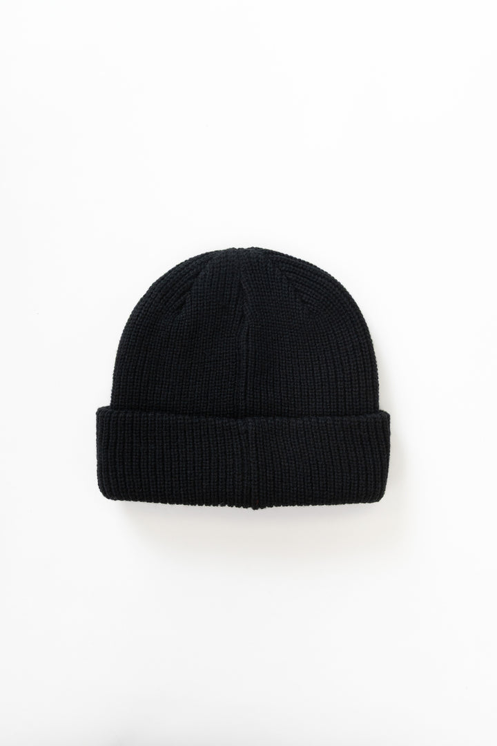 Nanga - Box Logo Bulky Beanie - Black