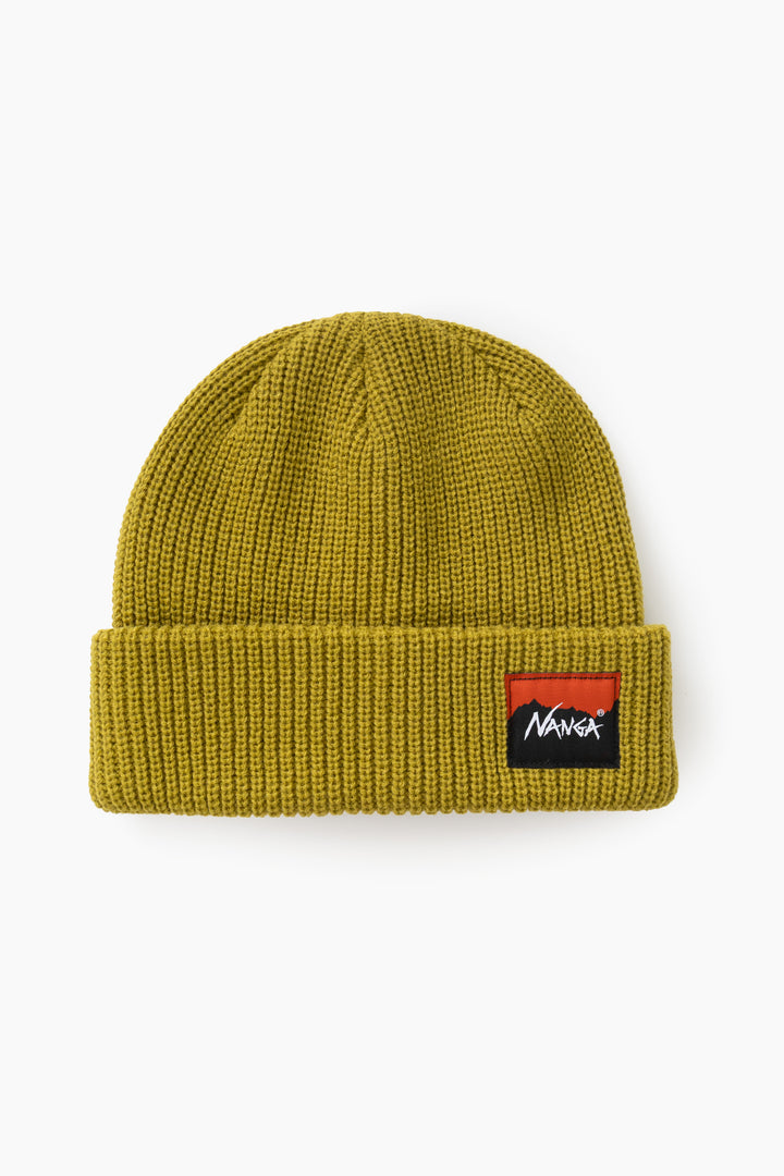 Nanga - Box Logo Bulky Beanie - Mustard