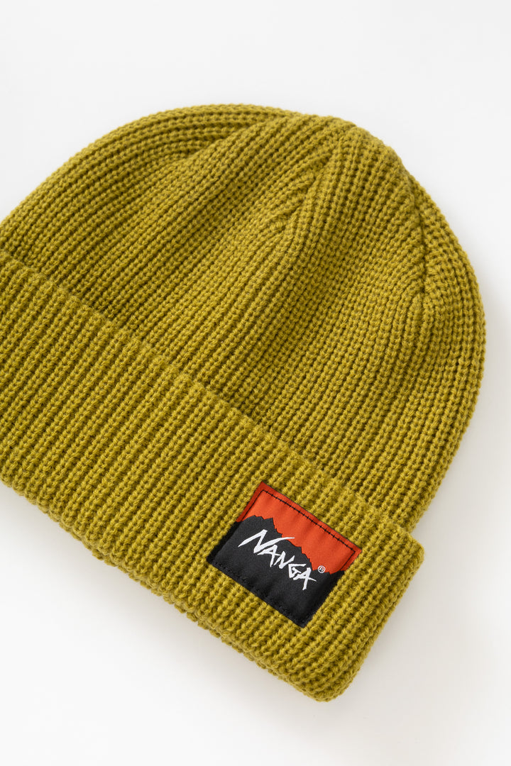 Nanga - Box Logo Bulky Beanie - Mustard