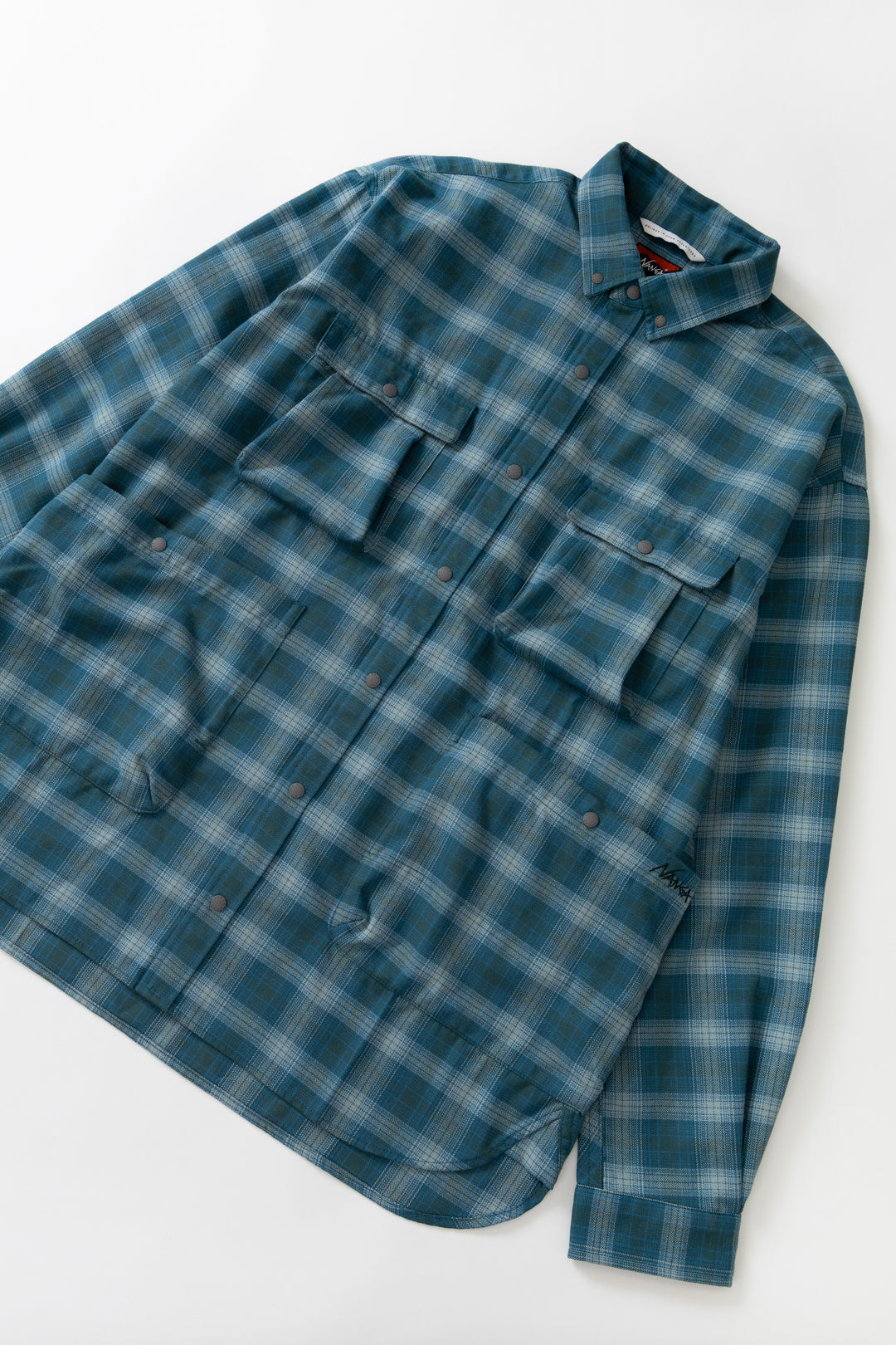 Nanga - Grid Tartan Camp Shirt - Green