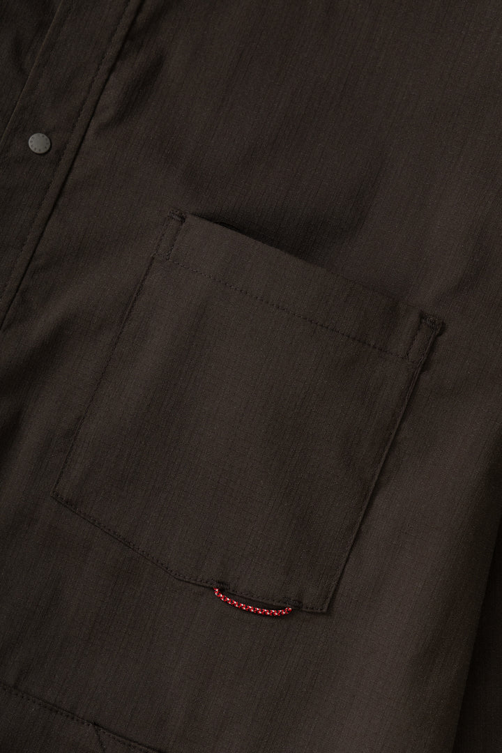 Nanga - Hinoc Ripstop UT Shirt - Dark Brown