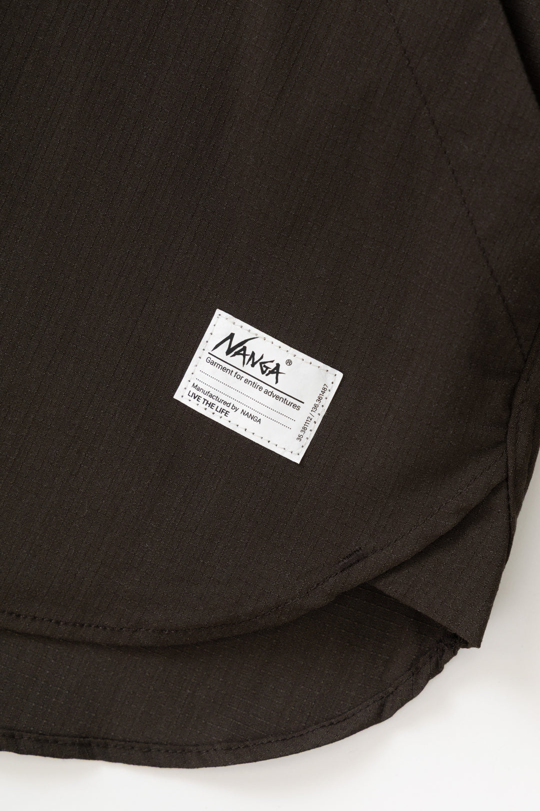 Nanga - Hinoc Ripstop UT Shirt - Dark Brown