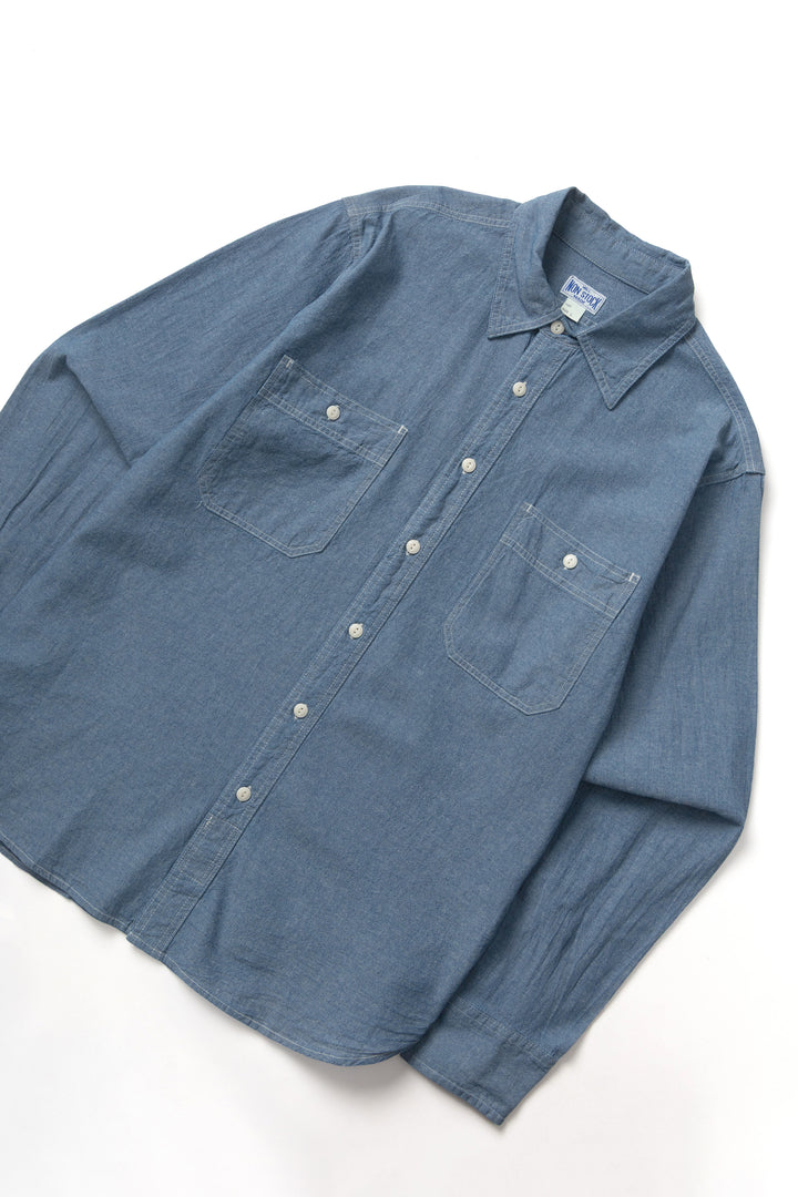 Non Stock MFG - Chambray Shirt - Light Wash