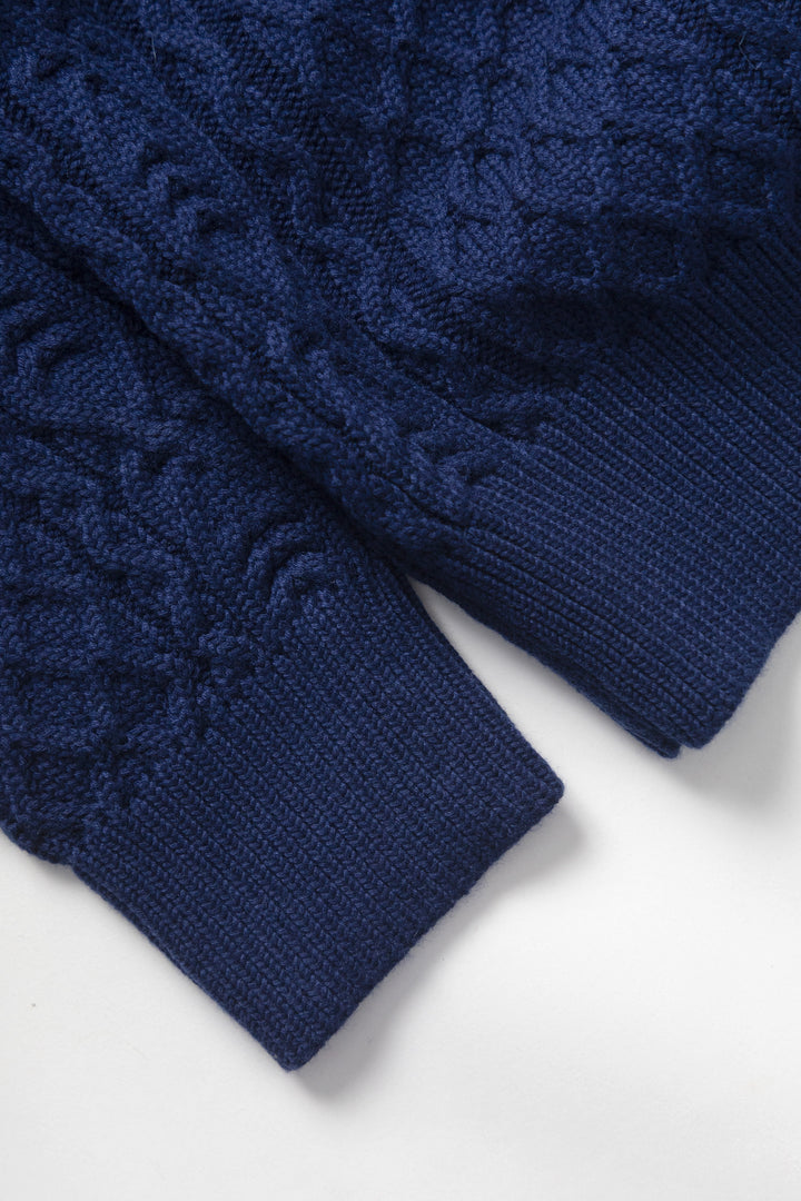 Okonkwo MFG - Cable Knit Sweater - Navy