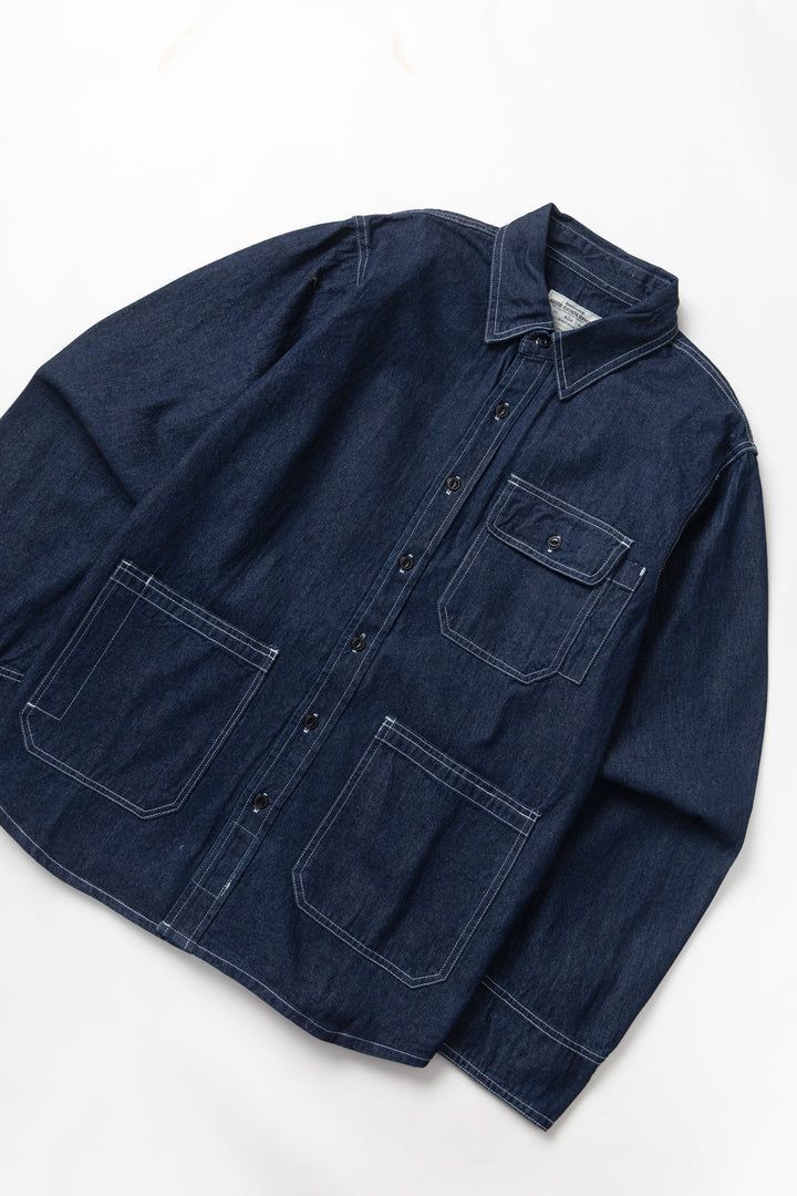 Okonkwo MFG - Multi-Pocket Denim Shirt - Indigo
