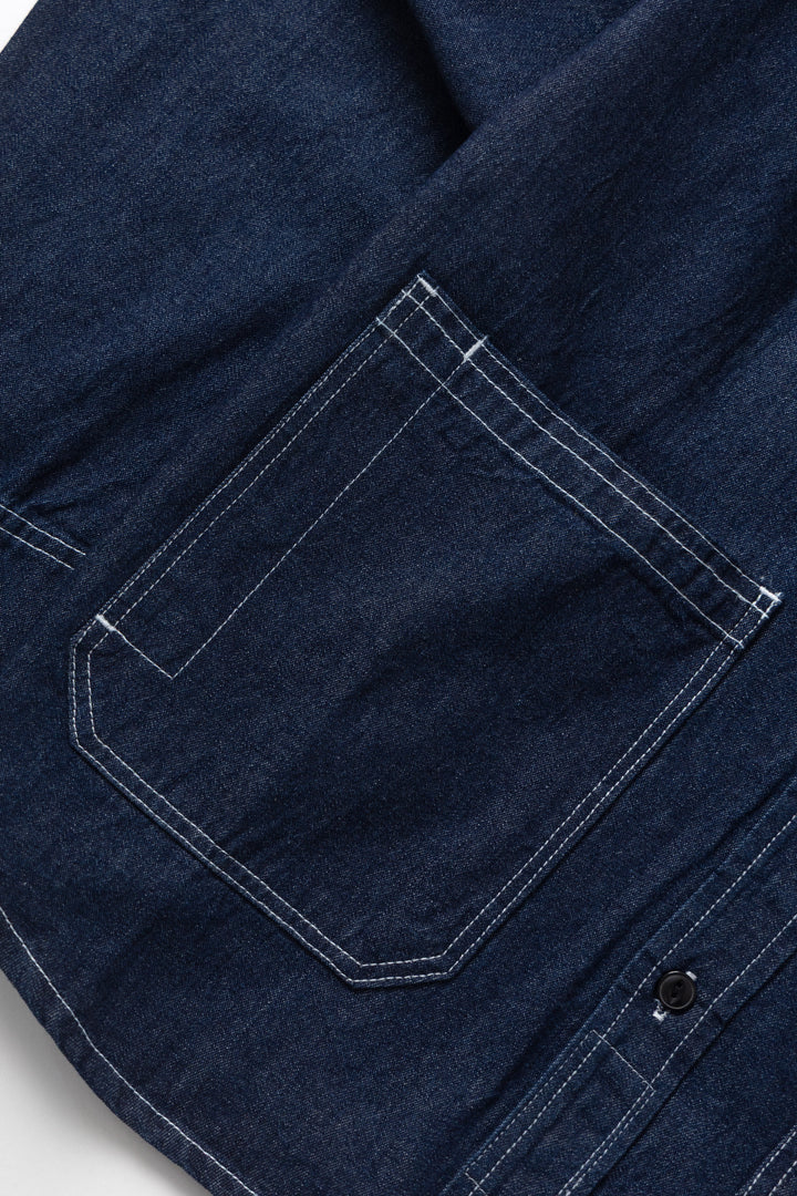 Okonkwo MFG - Multi-Pocket Denim Shirt - Indigo