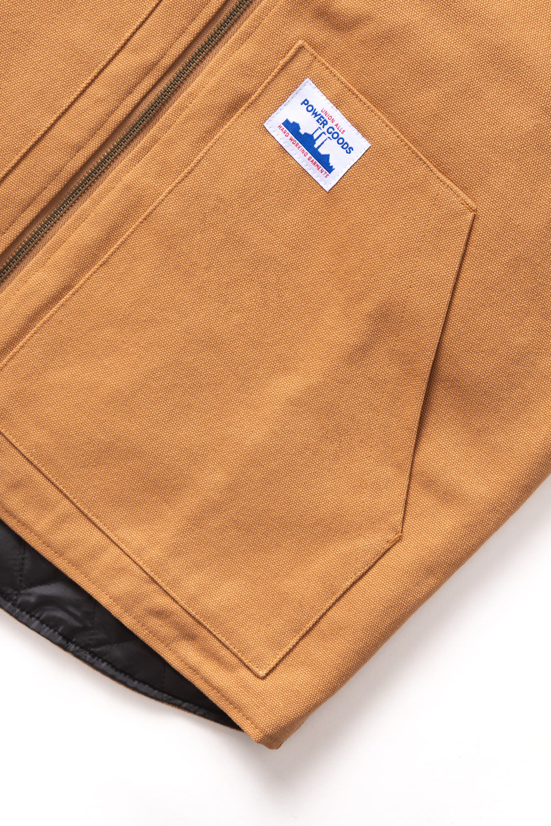 Power Goods - Canvas Work Vest - Brown