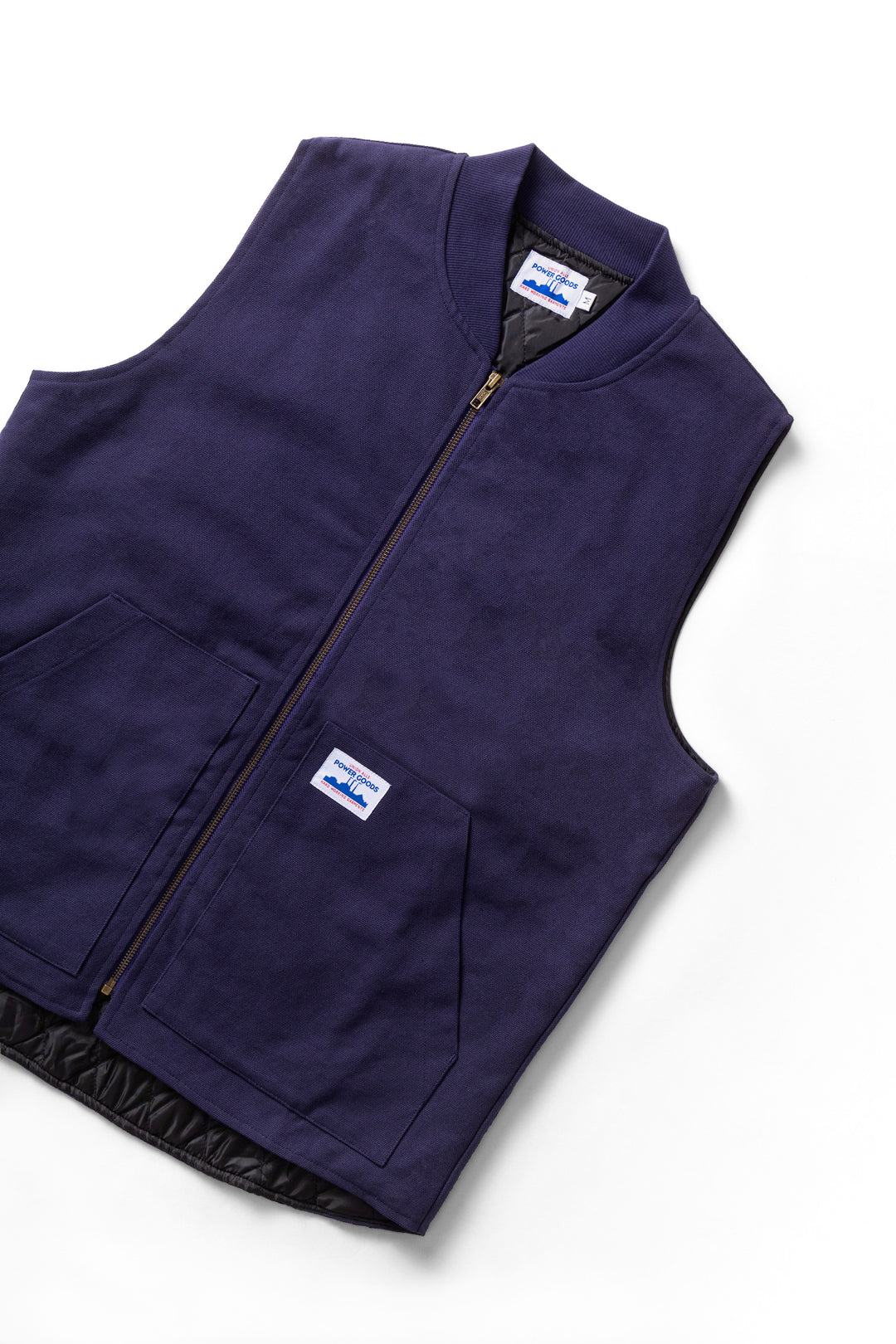 Power Goods - Canvas Work Vest - Navy Blue