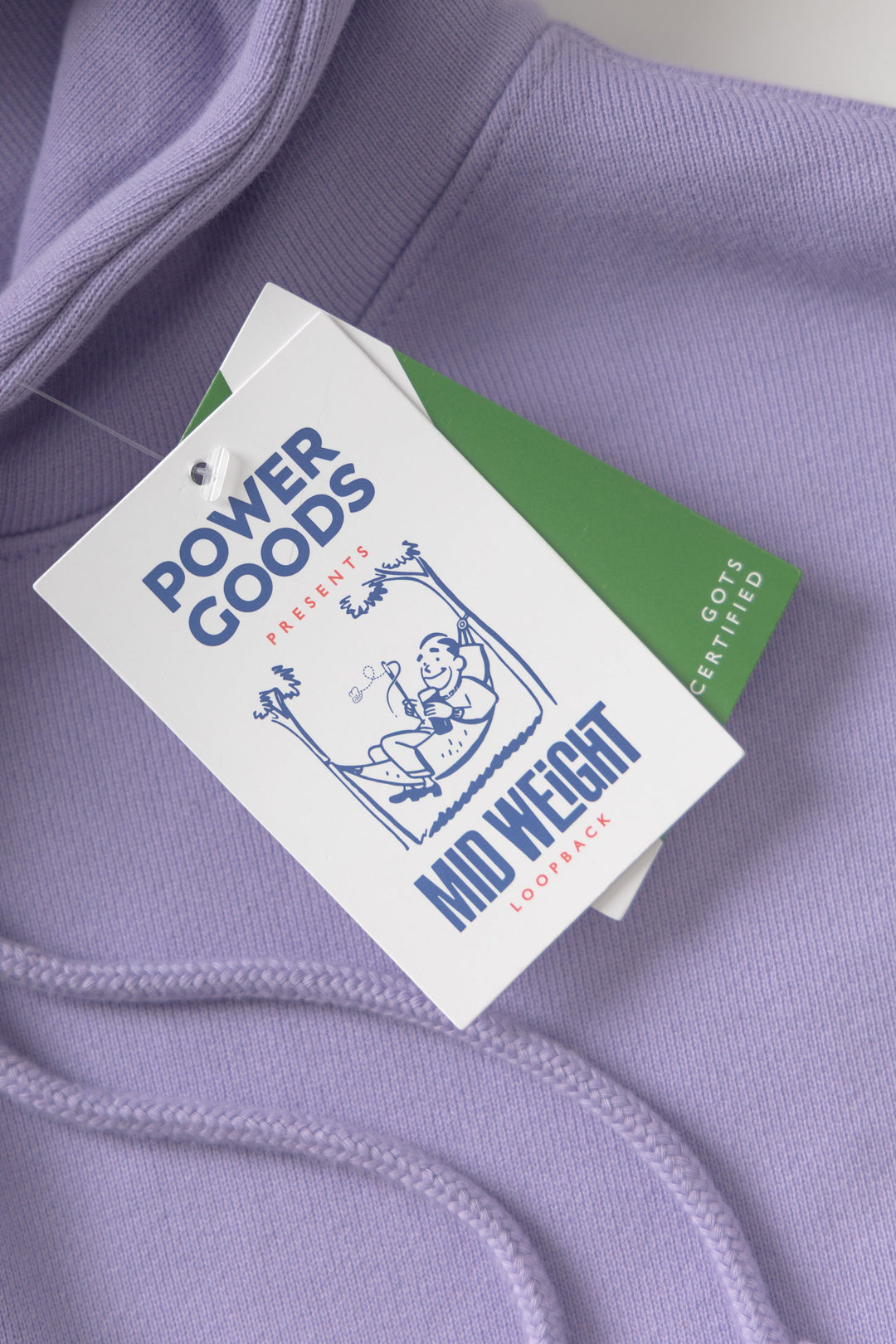 Power Goods - Loopback Hoodie - Dusty Violet