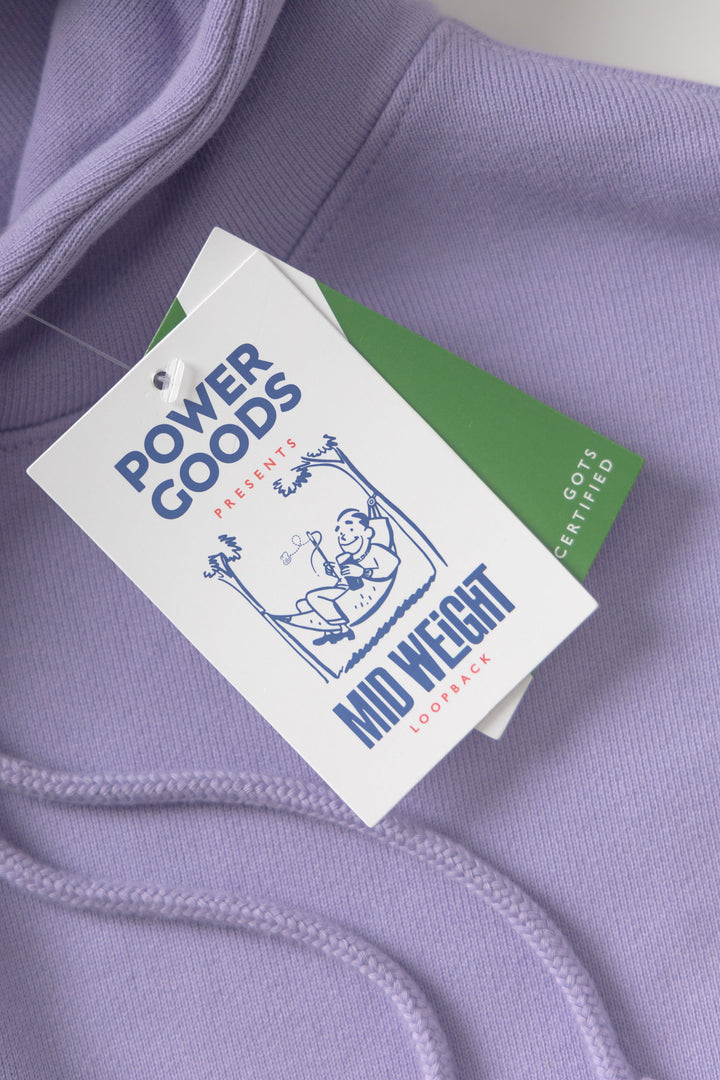 Power Goods - Loopback Hoodie - Dusty Violet