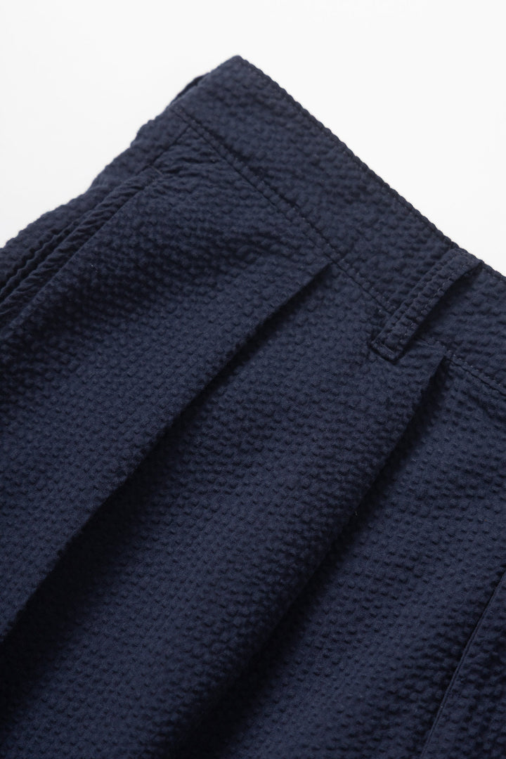 Service Works - Seersucker Part Timer Shorts - Dark Navy
