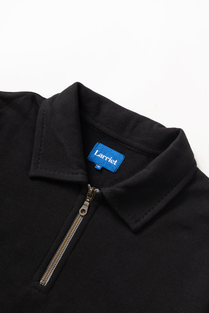 Larriet - Maus 1/4 Zip Fleece - Black