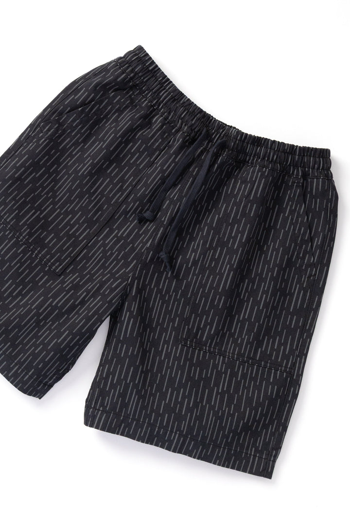Service Works - Patterned Chef Shorts - Raindrop Mono
